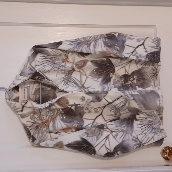 Alfred Dunner fleece jacket fall print size medium P - Picture 1 of 4
